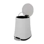 LIXEIRA COM PEDAL 5 L HUBBARD - BRANCO - Foto 2