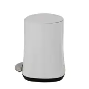 LIXEIRA COM PEDAL 5 L HUBBARD - BRANCO - Foto 3