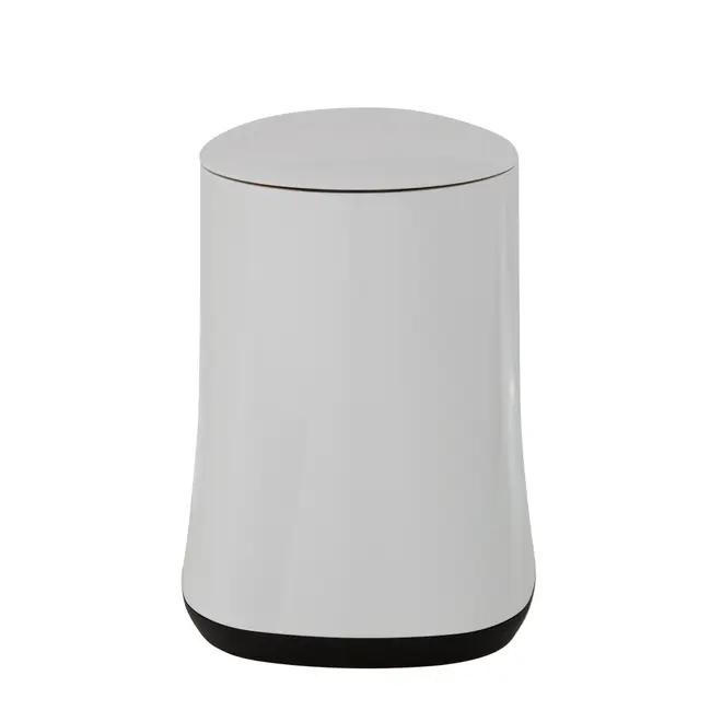 LIXEIRA COM PEDAL 5 L HUBBARD - BRANCO - Foto 4