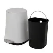 LIXEIRA COM PEDAL 5 L HUBBARD - BRANCO - Foto 5
