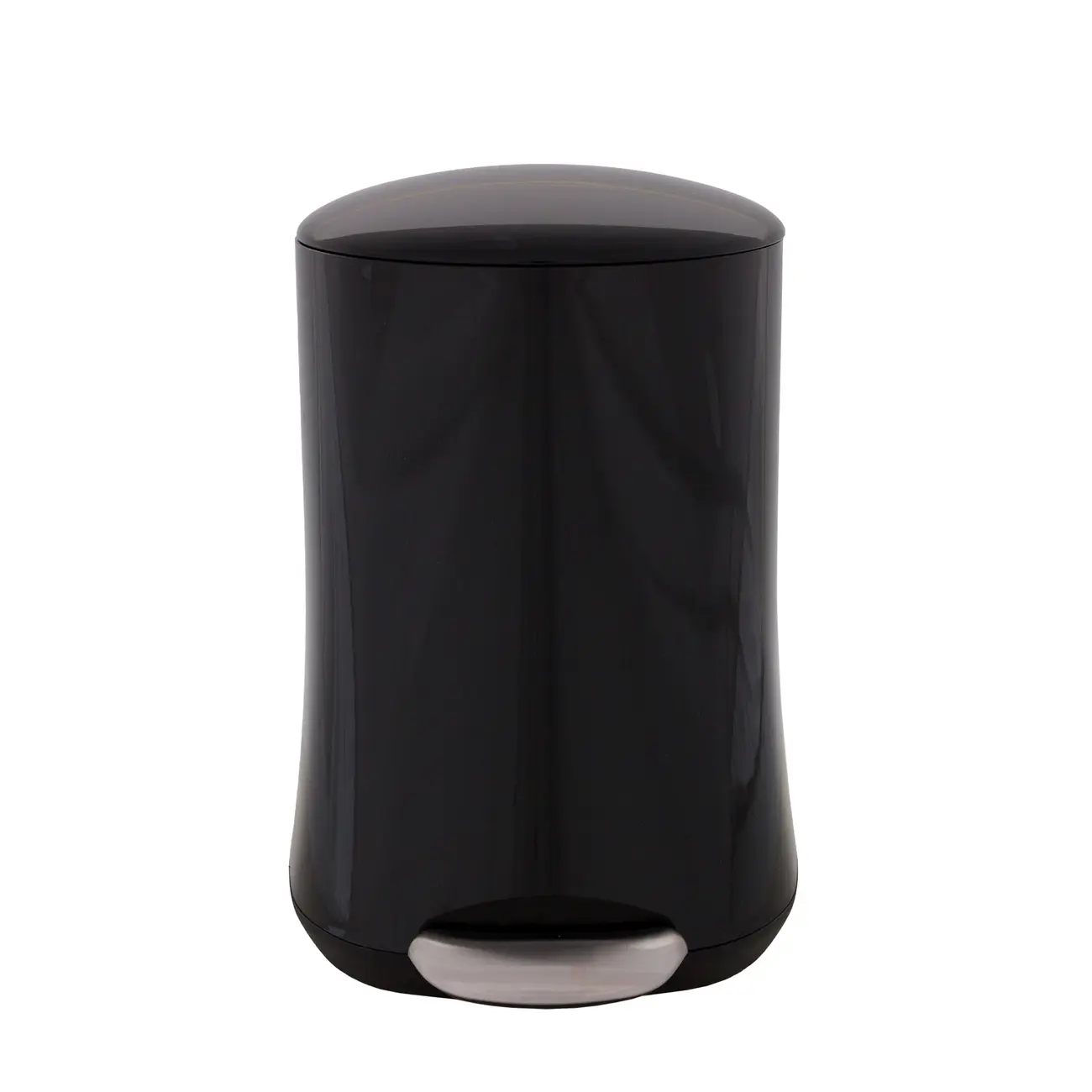 LIXEIRA COM PEDAL 5 L HUBBARD - PRETO - Foto 1