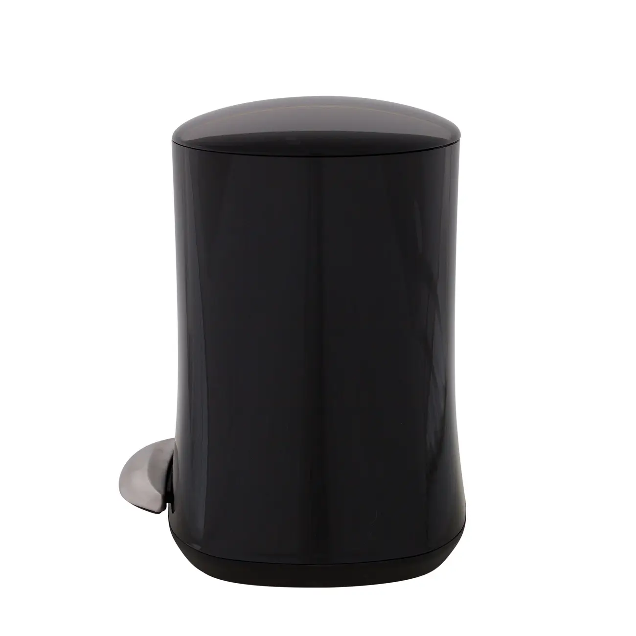 LIXEIRA COM PEDAL 5 L HUBBARD - PRETO - Foto 3
