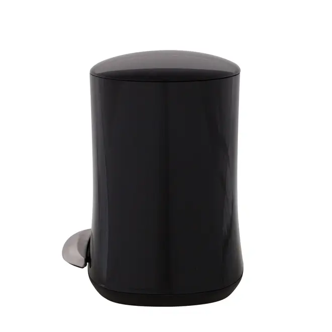 LIXEIRA COM PEDAL 5 L HUBBARD - PRETO - Foto 3