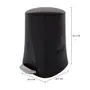 LIXEIRA COM PEDAL 5 L HUBBARD - PRETO - Foto 6