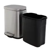 LIXEIRA 5 L OHIO - INOX - Foto 5