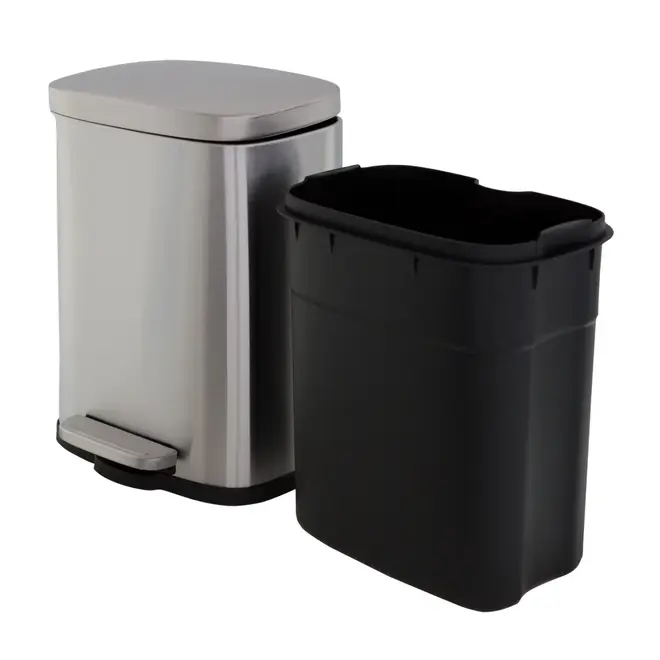 LIXEIRA 5 L OHIO - INOX - Foto 5