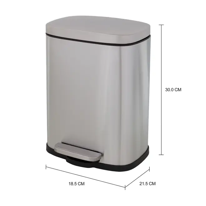 LIXEIRA 5 L OHIO - INOX - Foto 6