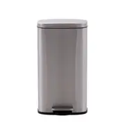 LIXEIRA COM PEDAL 30 L OHIO - INOX - Foto 1