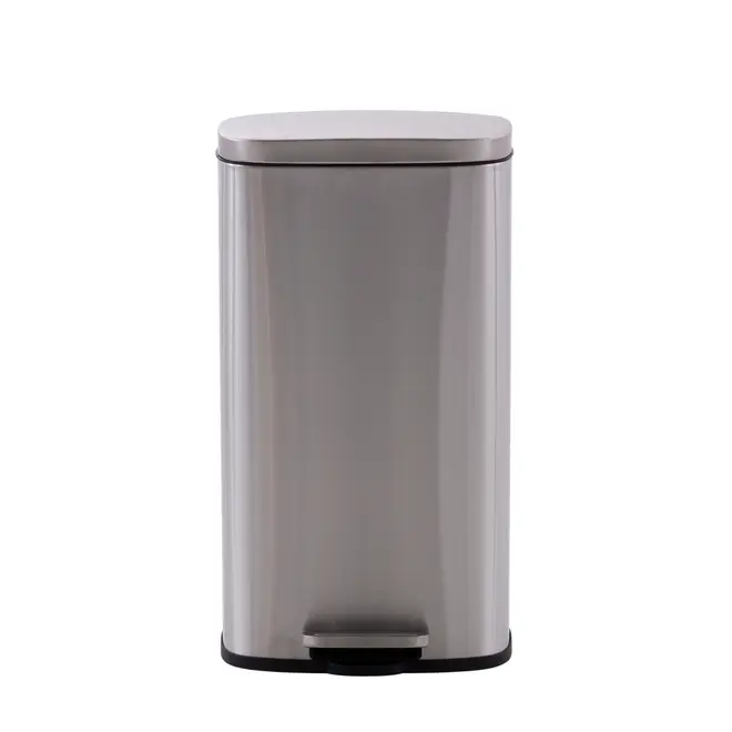 LIXEIRA COM PEDAL 30 L OHIO - INOX - Foto 1