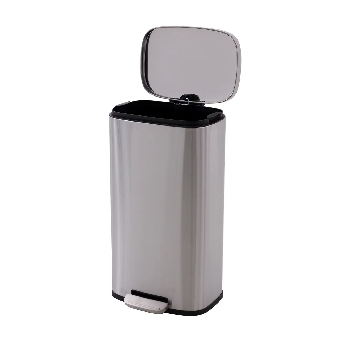 LIXEIRA COM PEDAL 30 L OHIO - INOX - Foto 4