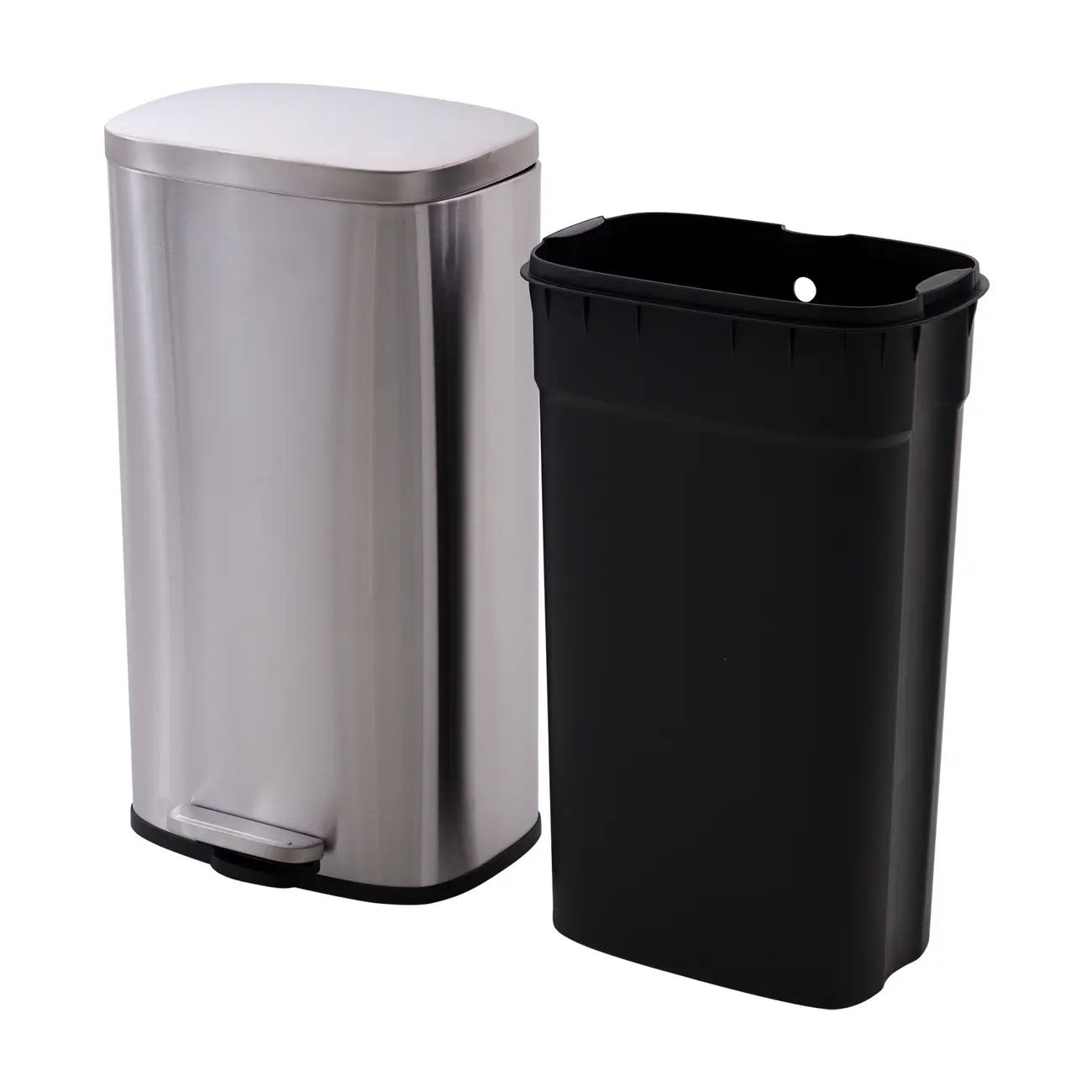 LIXEIRA COM PEDAL 30 L OHIO - INOX - Foto 5