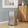 LIXEIRA COM PEDAL 30 L OHIO - INOX - Foto 7