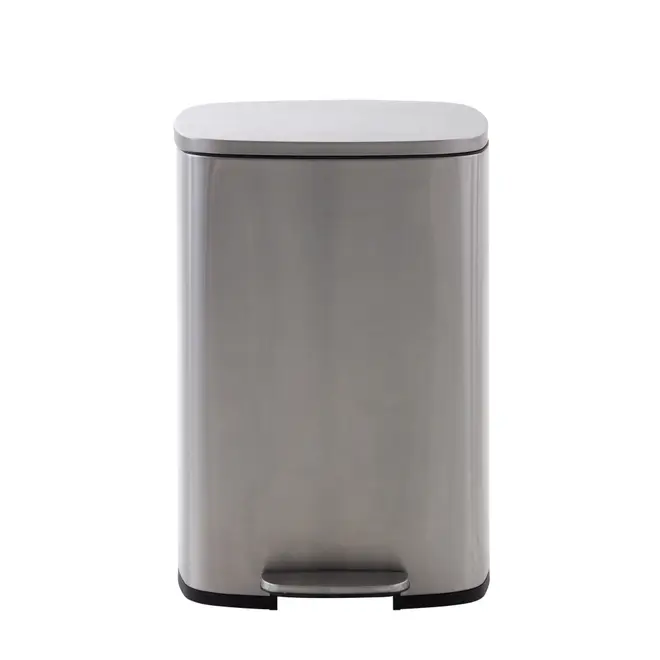LIXEIRA 50 L OHIO - INOX - Foto 1