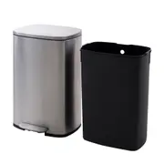 LIXEIRA 50 L OHIO - INOX - Foto 5