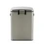 LIXEIRA DUPLA COM PEDAL 40 L BORÁS - INOX - Foto 4