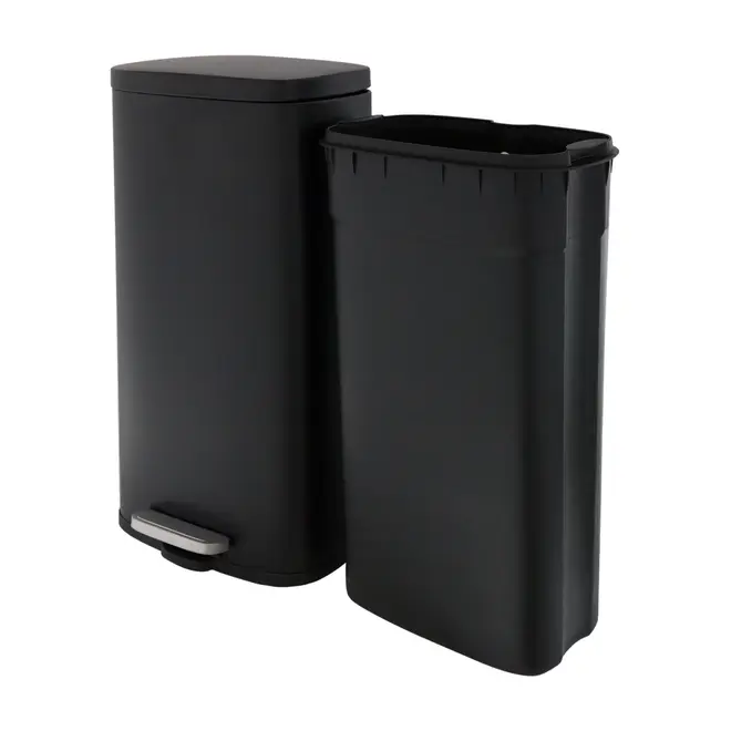 LIXEIRA COM PEDAL 30 L CHANDLER - PRETO - Foto 5
