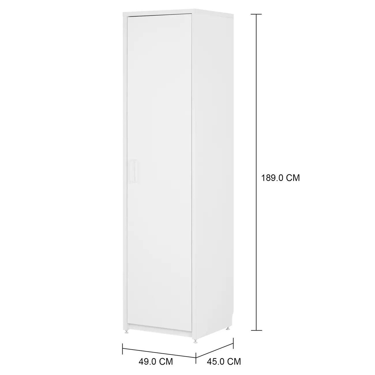 SECK II ARMÁRIO ALTO 1 PORTA - BRANCO - Foto 5