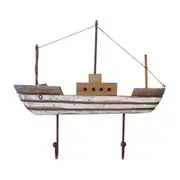 CABIDEIRO DE PAREDE COM 2 GANCHOS MARAÚ BARCO - PAULOWNIA/BRANCO - Foto 1