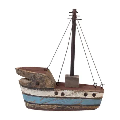 ADORNO MESA BARCO 26 CM MARAÚ