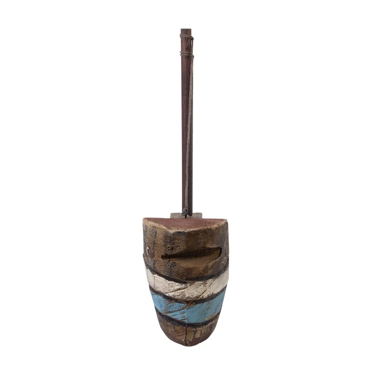 ADORNO MESA BARCO 26 CM MARAÚ - PAULOWNIA/MULTICOR - Foto 3