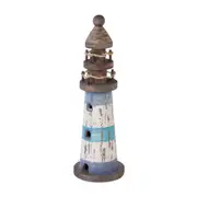 ADORNO MESA FAROL 28 CM MARAÚ - PAULOWNIA/MULTICOR - Foto 2