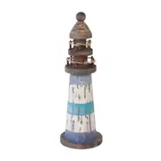 ADORNO MESA FAROL 28 CM MARAÚ - PAULOWNIA/MULTICOR - Foto 3