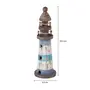 ADORNO MESA FAROL 28 CM MARAÚ - PAULOWNIA/MULTICOR - Foto 4