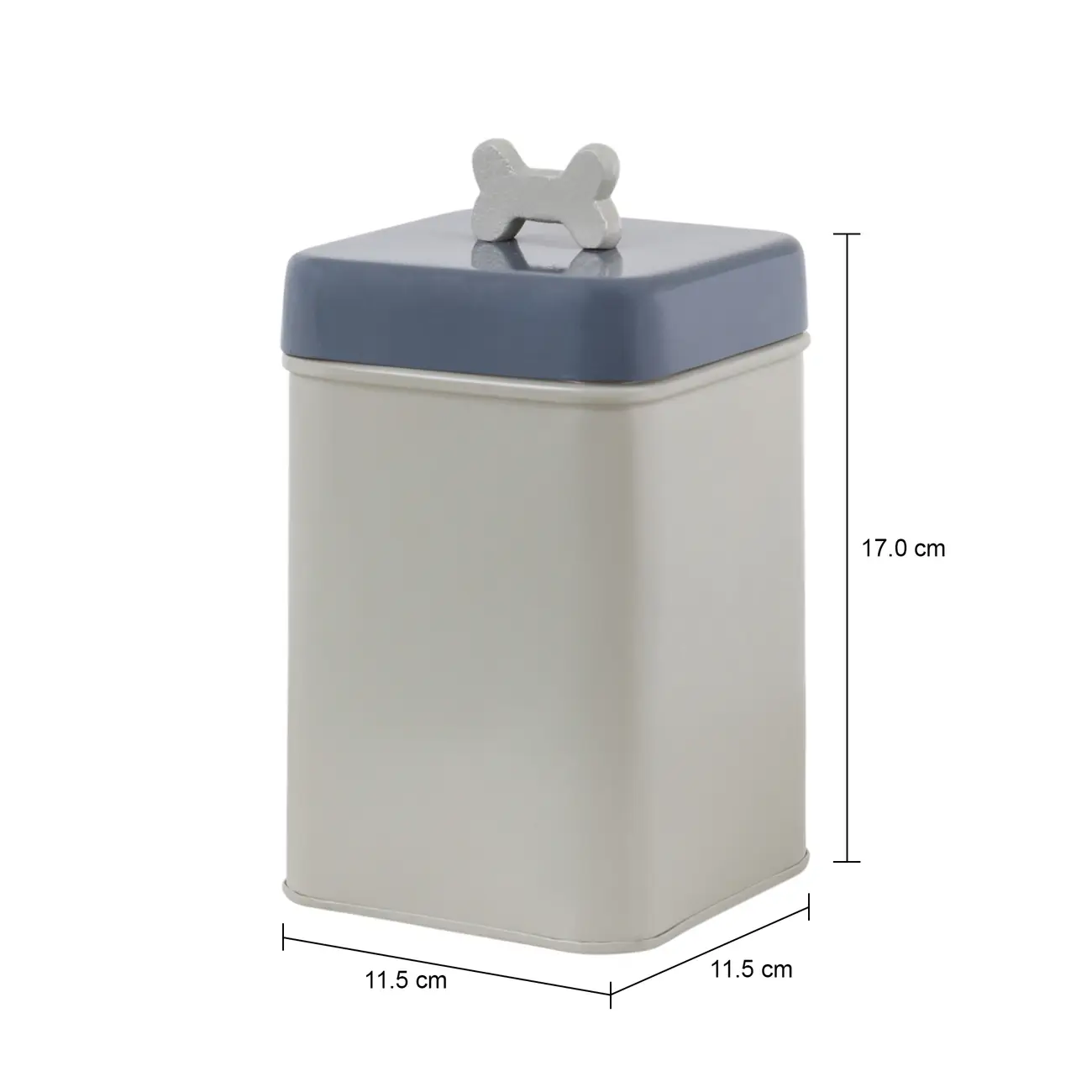POTE PARA RAÇÃO 17 CM BEDROCK - KONKRET/CINZA - Foto 5