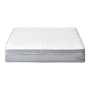COLCHÃO QUEEN COM MOLAS 1,58 M X 1,98 M X 24 CM NEST - CINZA/BRANCO - Foto 3