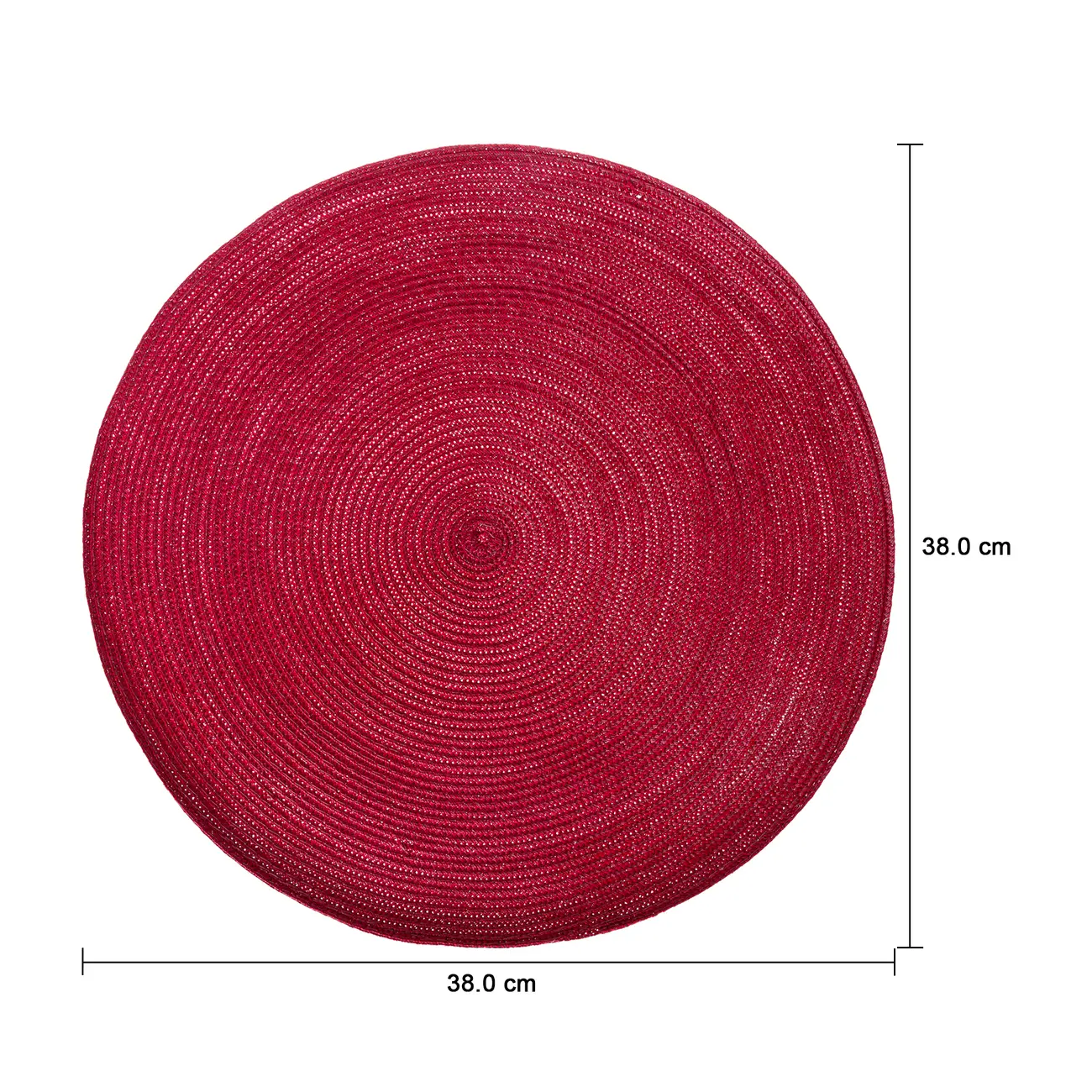 LUGAR AMERICANO 38 CM LUCEN - VERMELHO HINDU - Foto 3