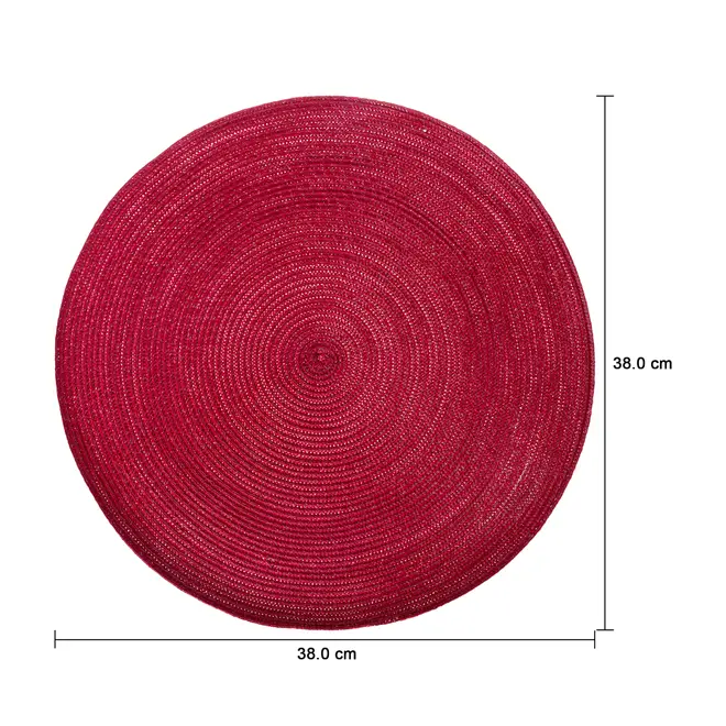 LUGAR AMERICANO 38 CM LUCEN - VERMELHO HINDU - Foto 3