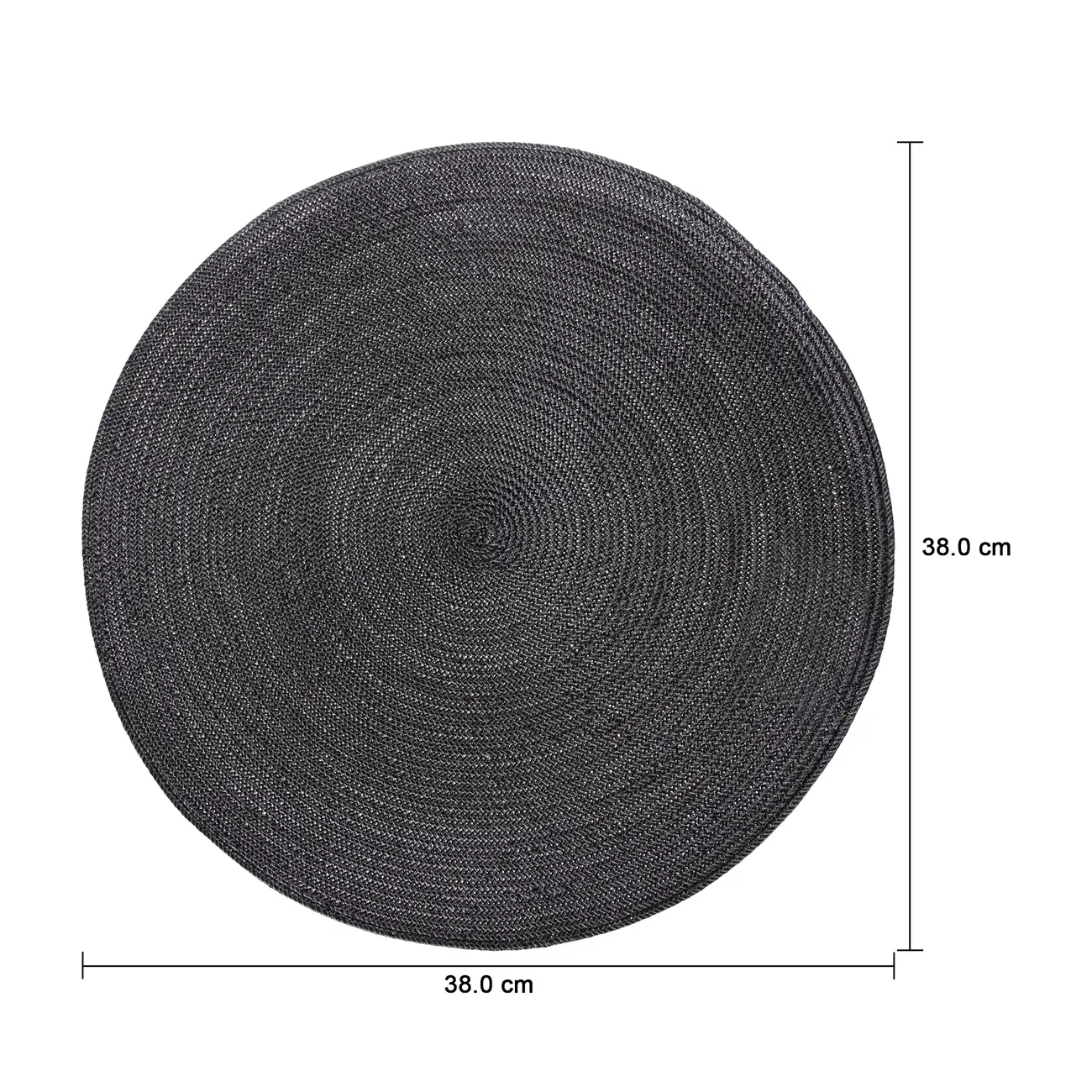 LUGAR AMERICANO 38 CM LUCEN - PRETO - Foto 3