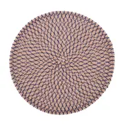 LUGAR AMERICANO PLÁSTICO 38 CM ARRAIOS - BEGE/AZUL ESCURO - Foto 1