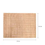 LUGAR AMERICANO 45 CM X 30 CM PURE - FIBRA NATURAL - Foto 3