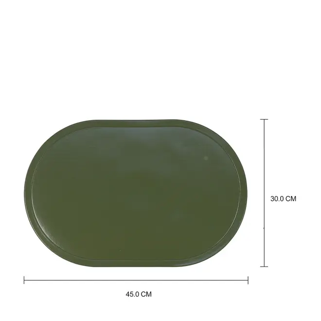 LUGAR AMERICANO PLÁSTICO 45 CM X 30 CM VOLO - VERDE - Foto 3