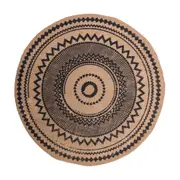 LUGAR AMERICANO 38 CM SANTARÉM - FIBRA NATURAL/PRETO - Foto 1