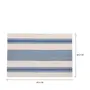 LUGAR AMERICANO 45 CM X 30 CM CÂNION - BEGE/AZUL CLARO - Foto 3