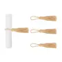 ARGOLA PARA GUARDANAPO COM 4 TASSEL - NATURAL - Foto 1