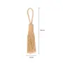 ARGOLA PARA GUARDANAPO COM 4 TASSEL - NATURAL - Foto 3