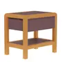 MESA DE CABECEIRA 1 GAVETA KANT - RUBY MOCHA/AMÊNDOA - Foto 18