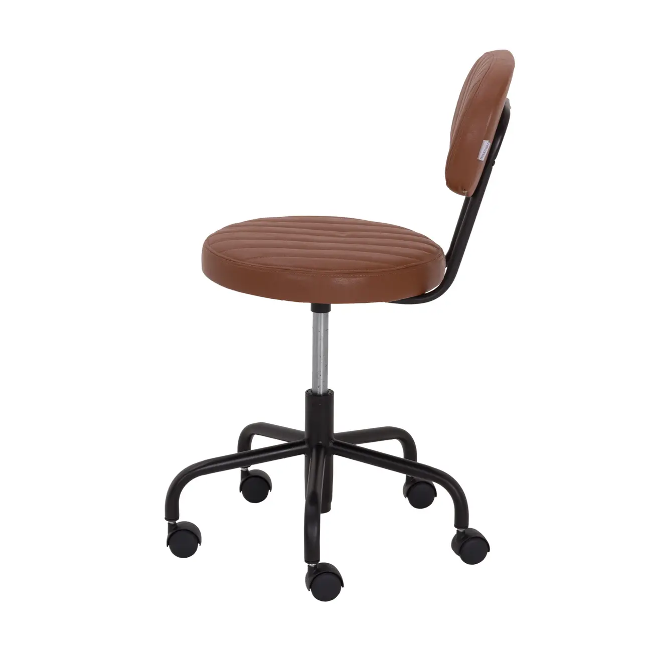 CADEIRA HOME OFFICE DINER - PRETO/WHISKY - Foto 3