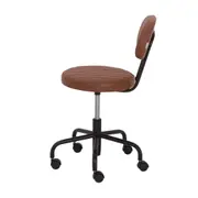 CADEIRA HOME OFFICE DINER - PRETO/WHISKY - Foto 3