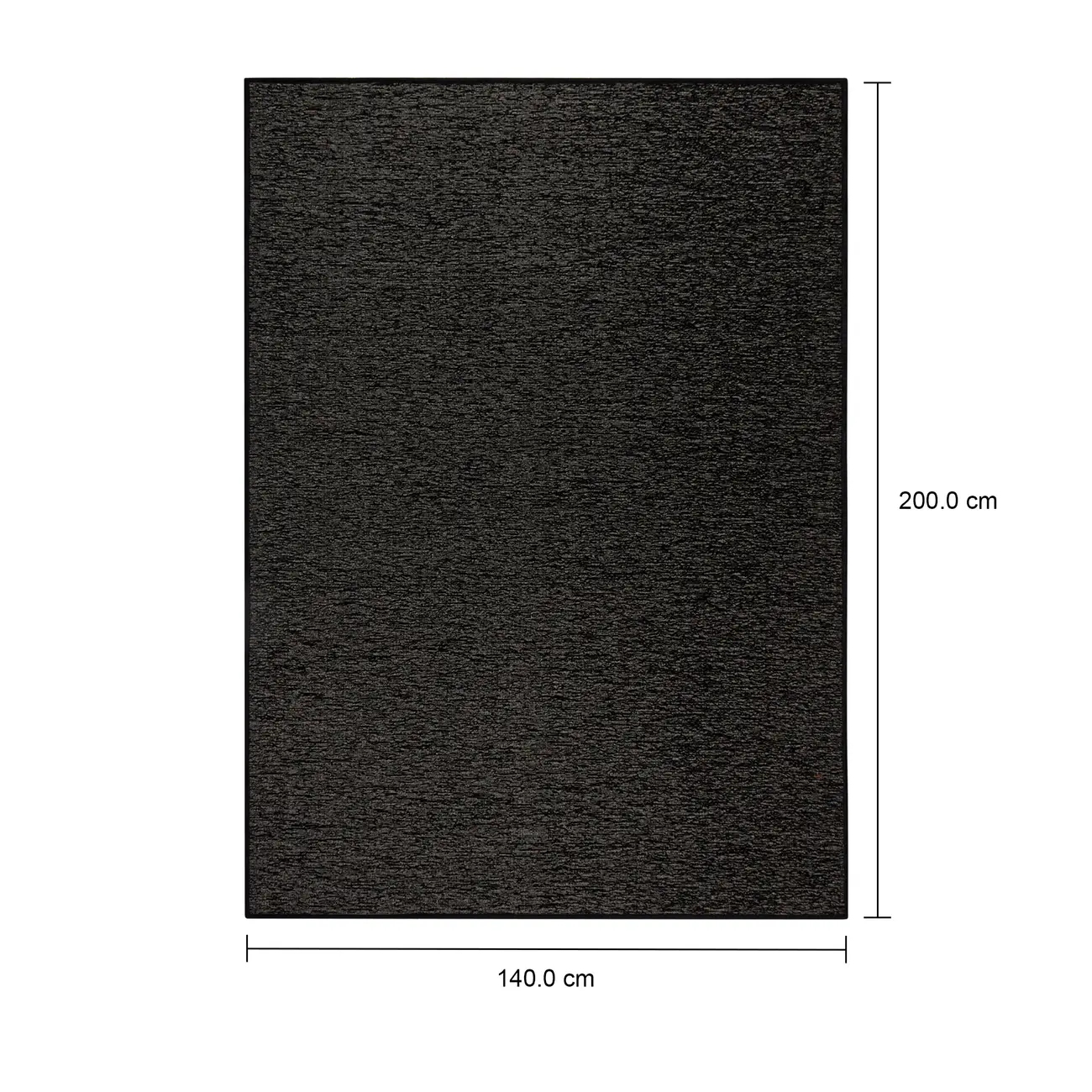 TAPETE 1,40 M X 2 M TIBET - PRETO/BEGE - Foto 7