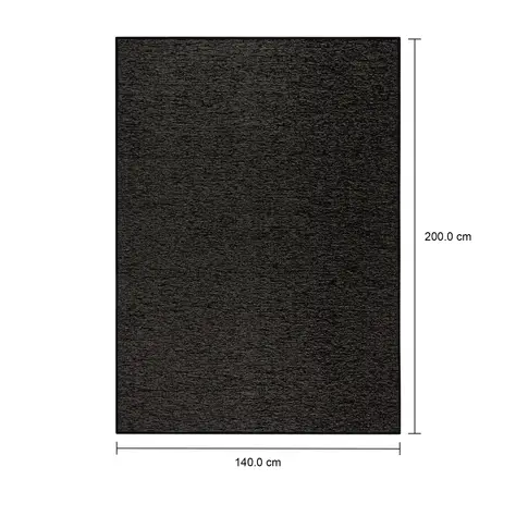 Imagem com medidas do produto TAPETE 1,40 M X 2 M TIBET