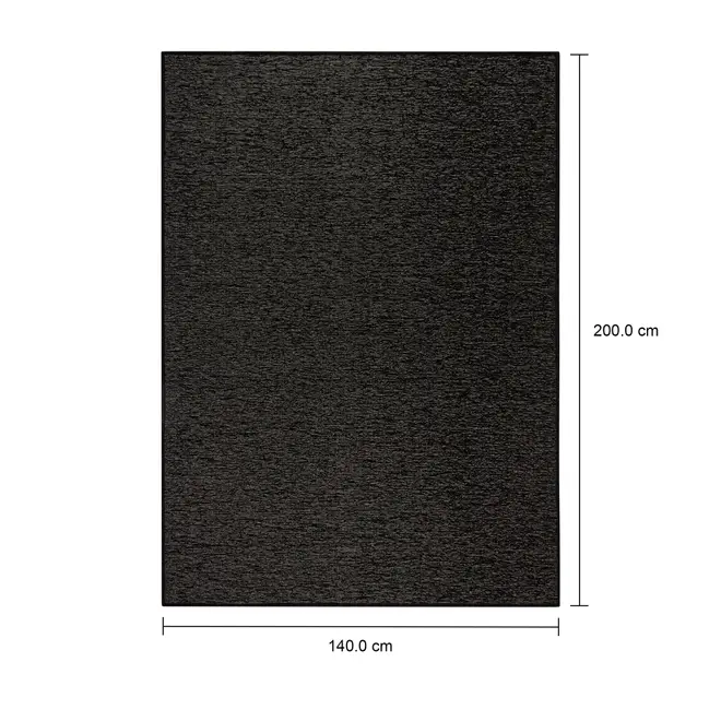 TAPETE 1,40 M X 2 M TIBET - PRETO/BEGE - Foto 7