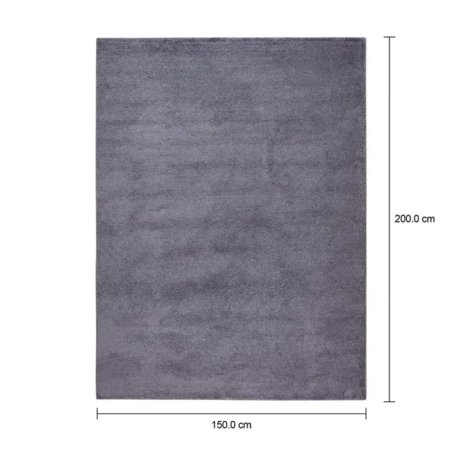 TAPETE 1,50 M X 2 M MADISON - CINZA - Foto 5