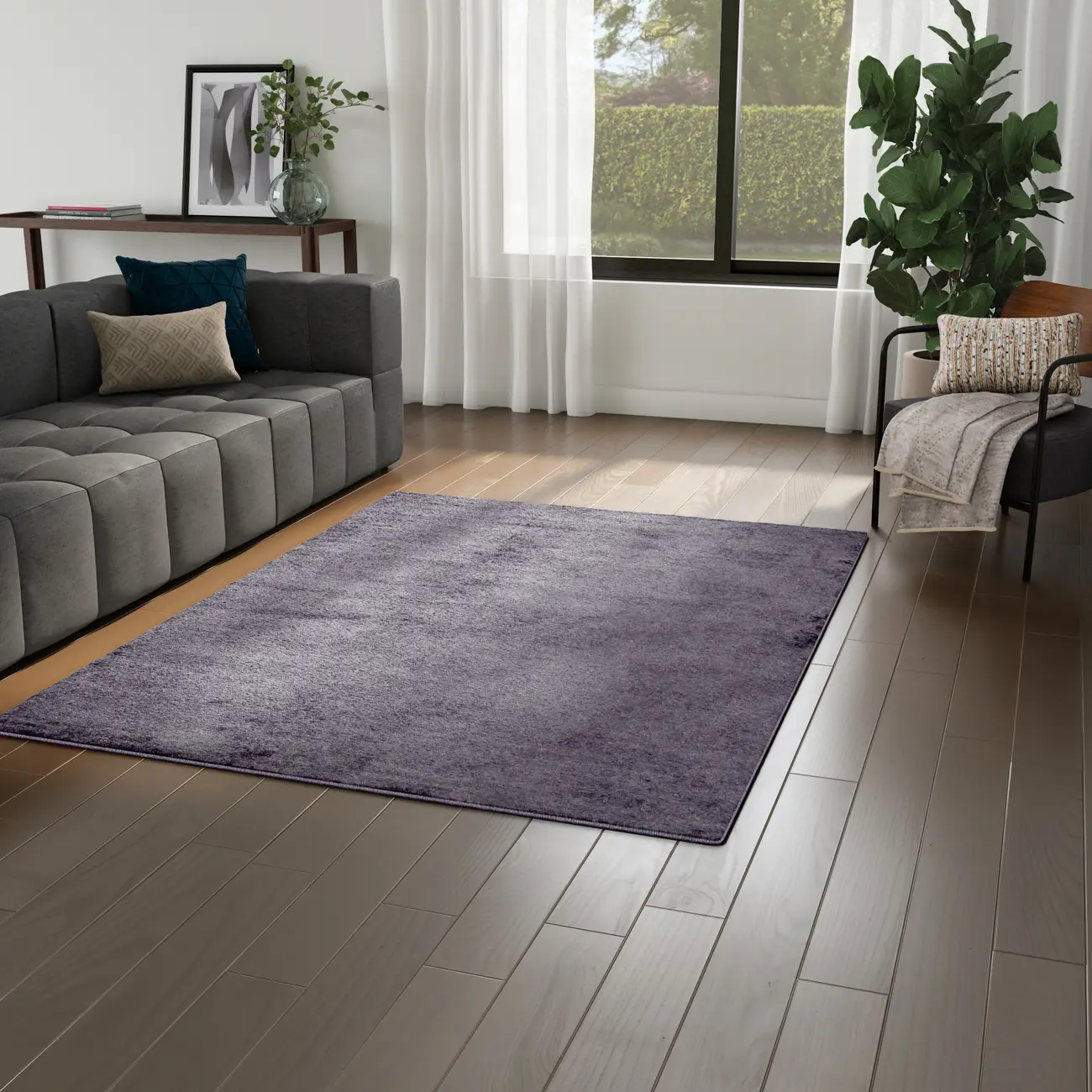 TAPETE 1,50 M X 2 M MADISON - CINZA - Foto 6