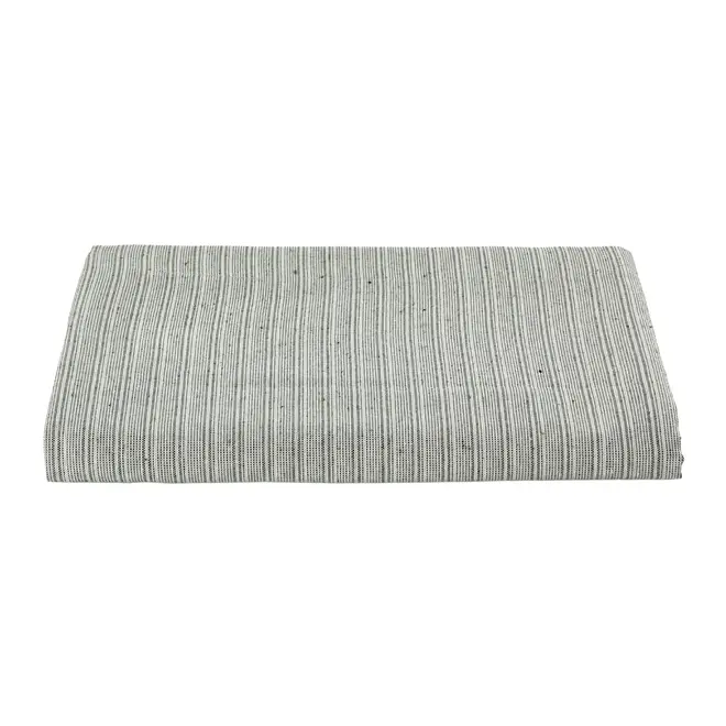 TOALHA DE MESA 1,60 M X 1,60 M TRILHA - SÁLVIA/NATURAL - Foto 1
