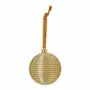 PINGENTE BOLA C/2 FINE FESTIVITY 8 CM - OURO - Foto 2