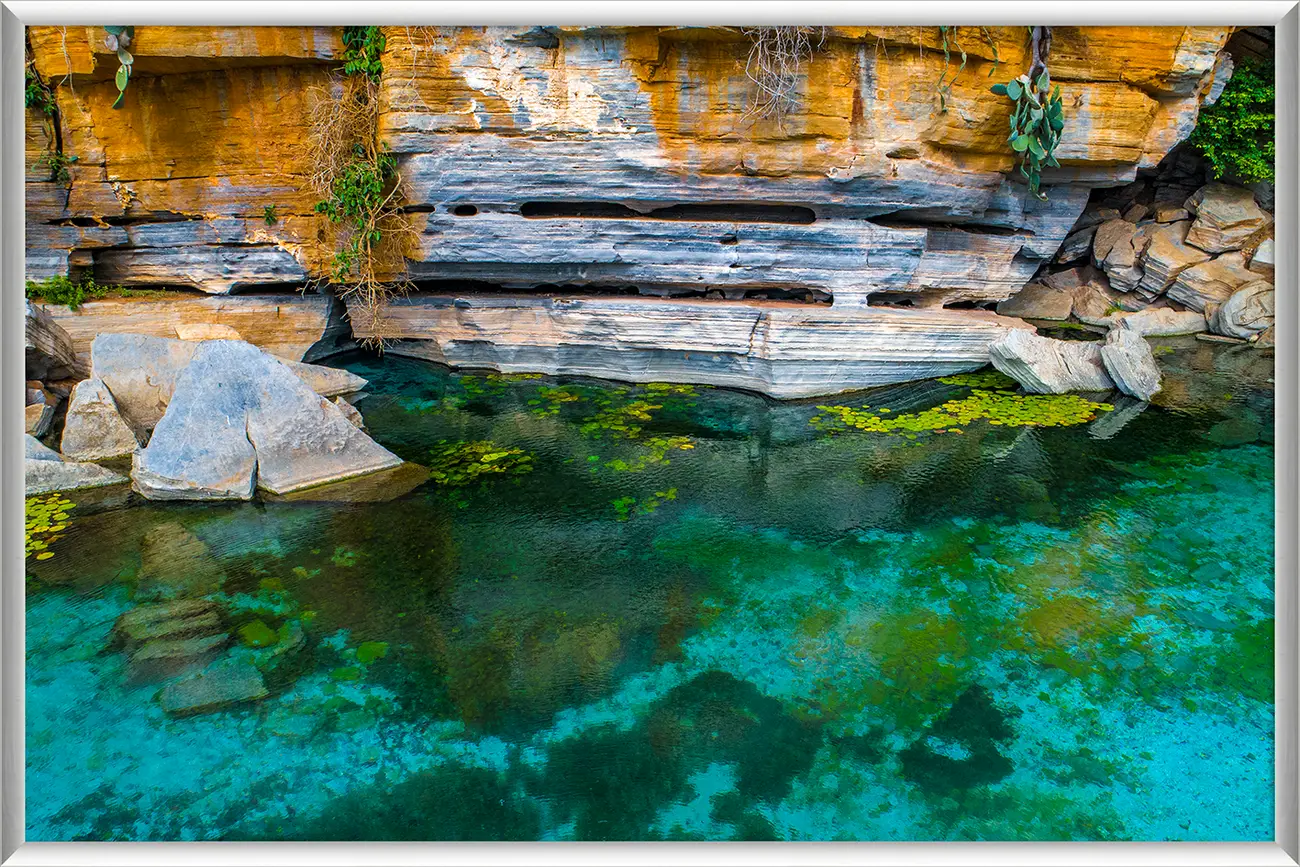 QUADRO TURMALINA VIII 1,20 M X 80 CM - ALUMÍNIO/MULTICOR - Foto 1